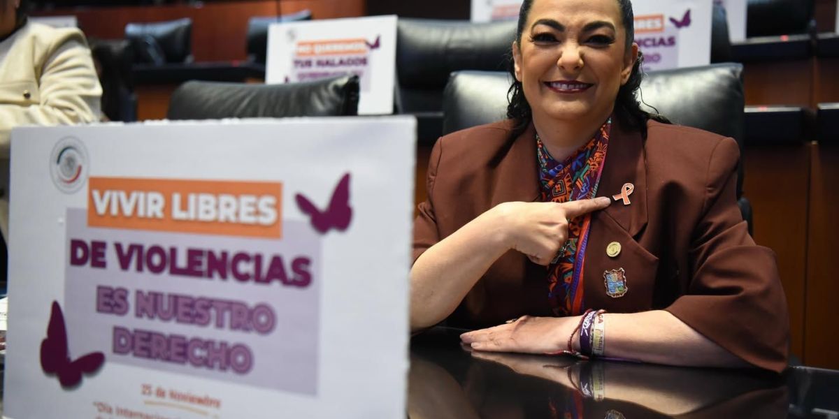 Vivir libres de violencias es nuestro derecho: senadora Olga Sosa