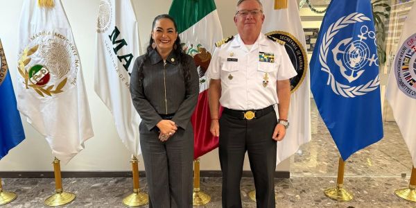 Olga Sosa genera sinergía con SEMAR para impulsar el desarrollo marítimo y portuario