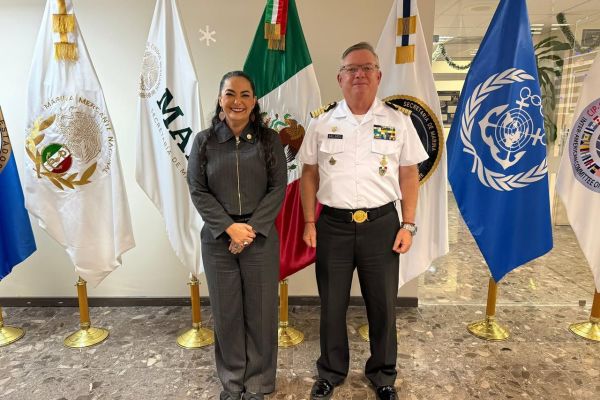 Olga Sosa genera sinergía con SEMAR para impulsar el desarrollo marítimo y portuario