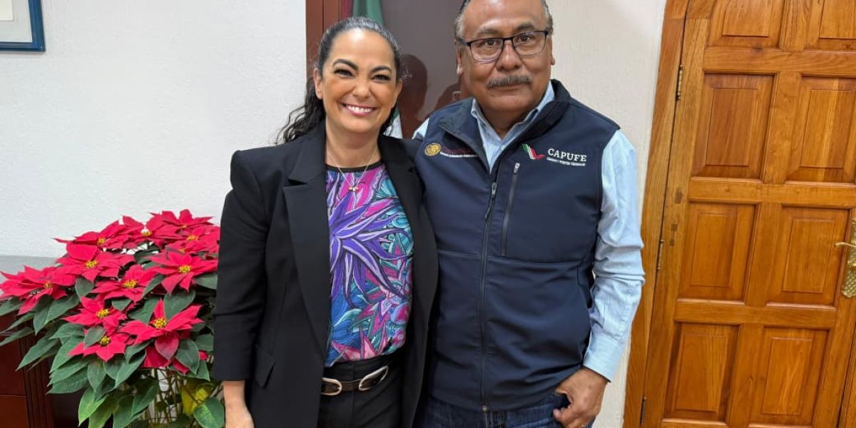 Senadora Olga Sosa sostiene reunión de trabajo con director general de CAPUFE