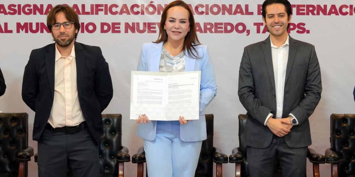 Continúa Carmen Lilia Canturosas consolidando a Nuevo Laredo como referente de finanzas sanas