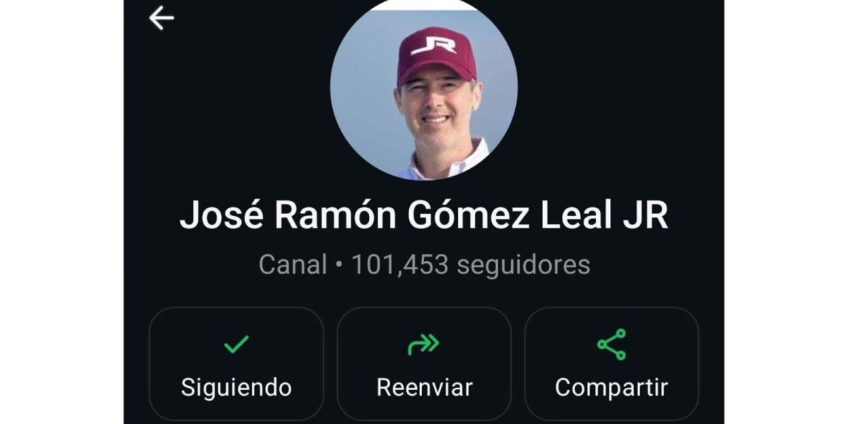 JR supera los 100 mil seguidores en su canal y marca agenda digital