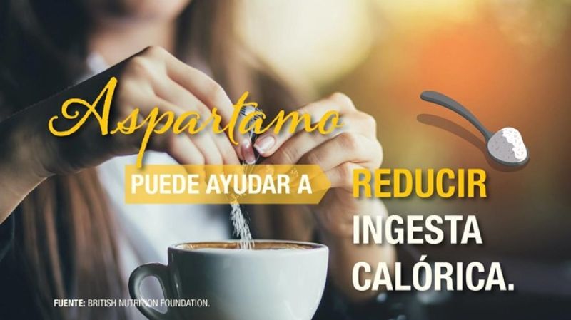 Aspartamo puede ayudar a reducir ingesta calórica y peso corporal