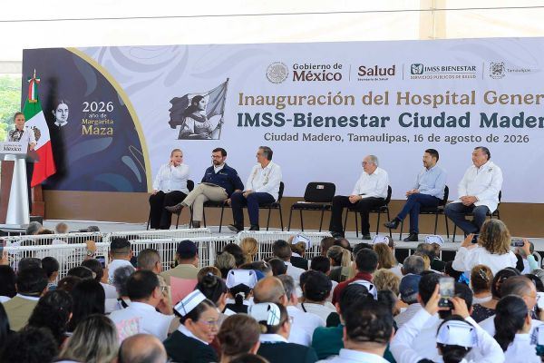 Inaugura Claudia Sheinbaum Hospital General de Ciudad Madero