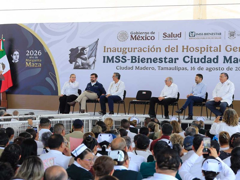 Inaugura Claudia Sheinbaum Hospital General de Ciudad Madero