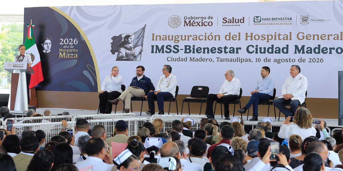 Inaugura Claudia Sheinbaum Hospital General de Ciudad Madero