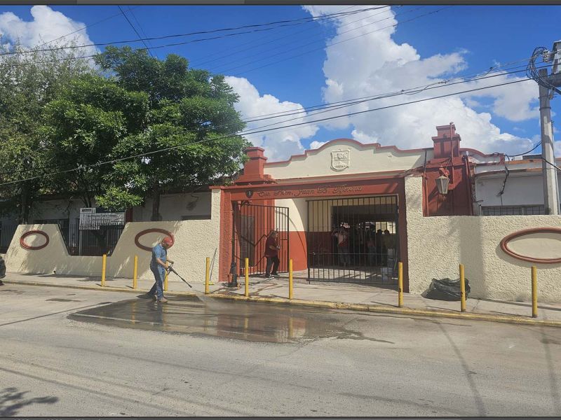Regresarán a clases presenciales en la escuela Juan B. Tijerina