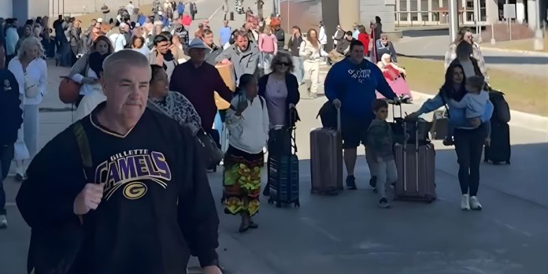 Evacúan aeropuerto de Kansas City por amenaza de seguridad