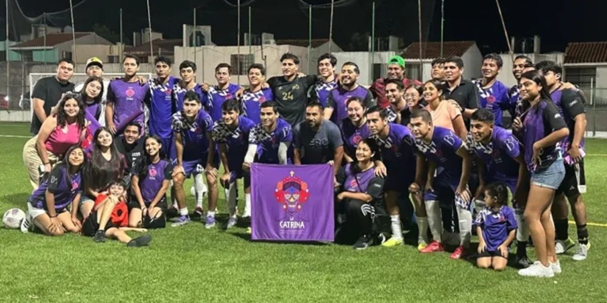 Toman ventaja la catrina en fútbol 11