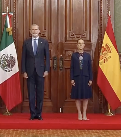 Sepulta Claudia Sheinbaum pleito de AMLO con España