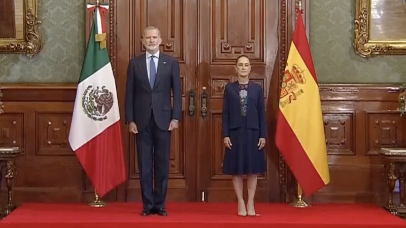 Sepulta Claudia Sheinbaum pleito de AMLO con España