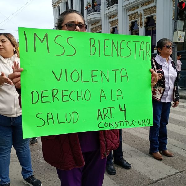 Trabajadores de la Salud rechazan IMSS-Bienestar