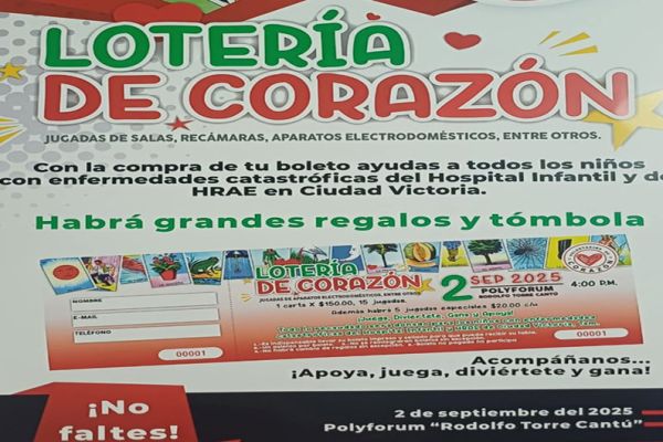 Últimos boletos disponibles para la Lotería de Corazón