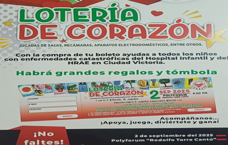 Últimos boletos disponibles para la Lotería de Corazón