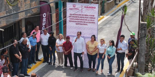 Erasmo entrega más obras de infraestructura vial que transforman la ciudad