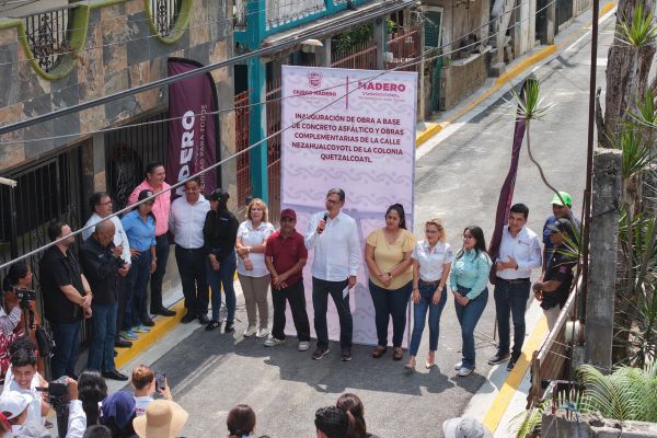 Erasmo entrega más obras de infraestructura vial que transforman la ciudad