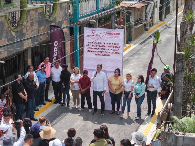 Erasmo entrega más obras de infraestructura vial que transforman la ciudad