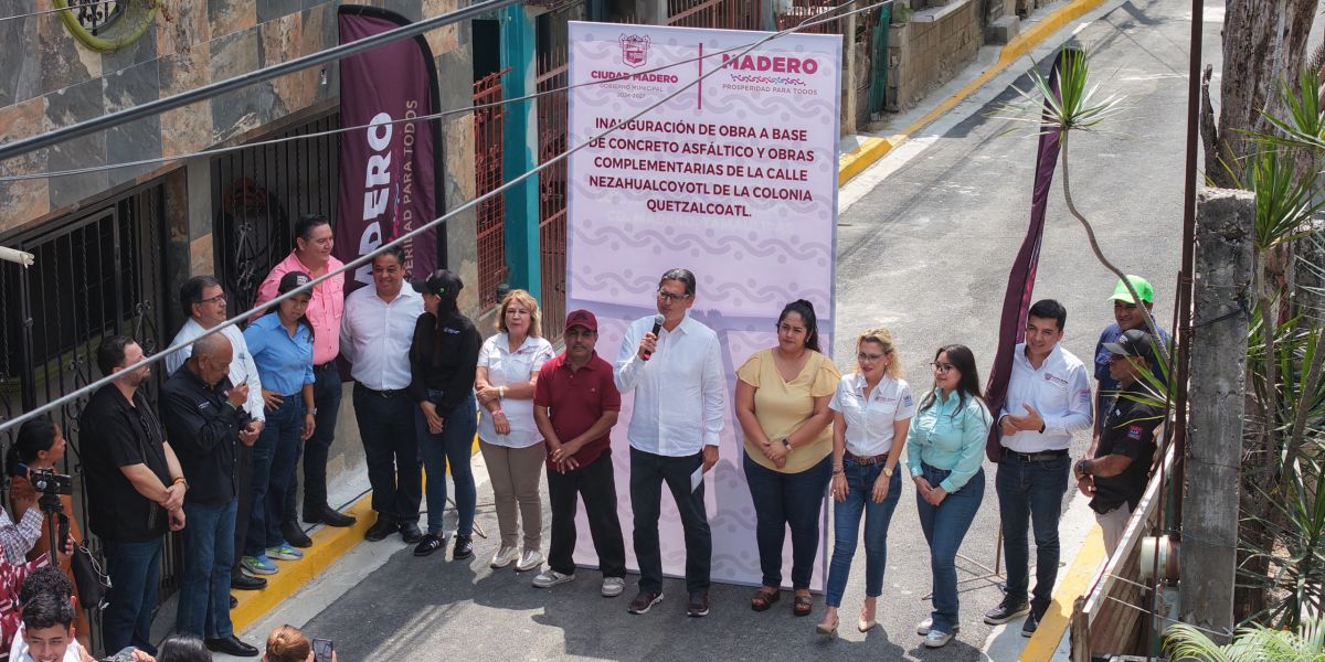 Erasmo entrega más obras de infraestructura vial que transforman la ciudad