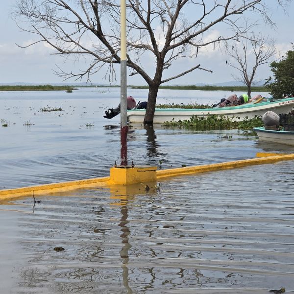 Exceso de agua en la zona: autoridades buscan soluciones