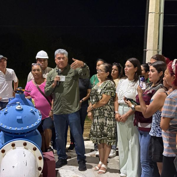 Mejora Armando Martínez infraestructura hidráulica con tanque semienterrado en Municipios Libres
