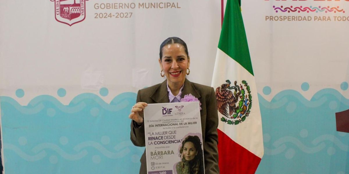 Dunia Marón anuncia conferencia con Barbara Mori en el Día  Internacional de la Mujer