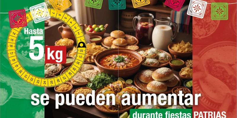 Hasta 5 kg se pueden aumentar durante fiestas patrias