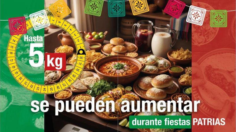 Hasta 5 kg se pueden aumentar durante fiestas patrias