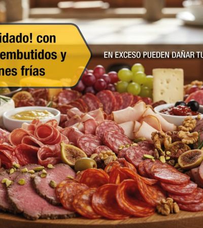 ¡Cuidado! con embutidos y carnes frías