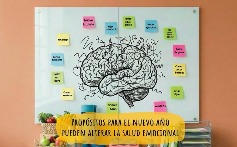 Propósitos para el nuevo año pueden alterar la salud emocional