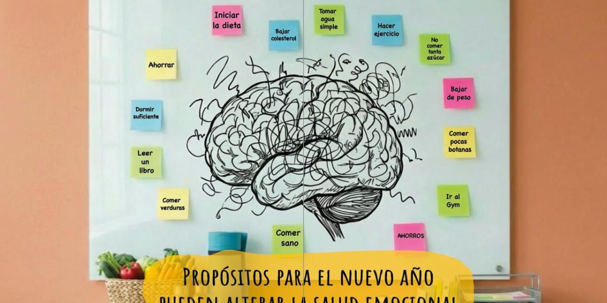 Propósitos para el nuevo año pueden alterar la salud emocional