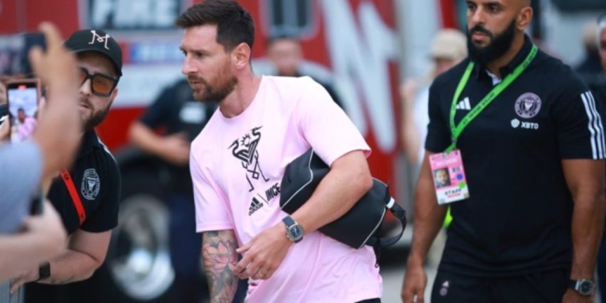 Suspenden a guardaespaldas de Messi por conducta inapropiada