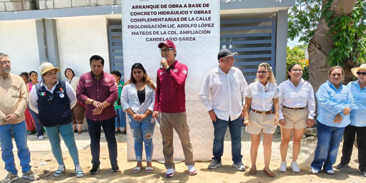 Erasmo inicia seis obras y cierra paquete de inversión por 50 mdp