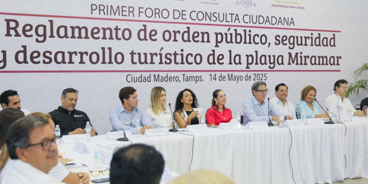 Abre Erasmo foros ciudadanos para integrar Reglamento de Playa Miramar