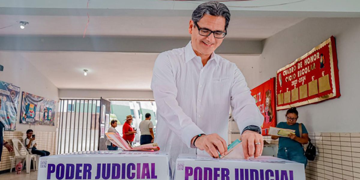 Se vive una elección tranquila y democrática para renovar el PJF y PJE: Erasmo González