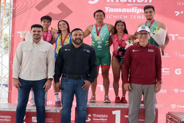 Hace historia Playa Miramar, como sede del Triatlón Tamaulipas Ichich Tenek 2026