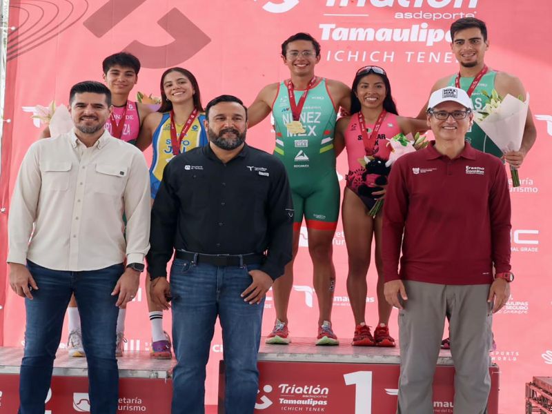 Hace historia Playa Miramar, como sede del Triatlón Tamaulipas Ichich Tenek 2026