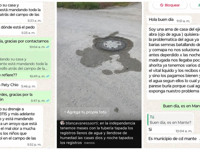 Señalan a Paty Chío por presunta contaminación con aguas negras