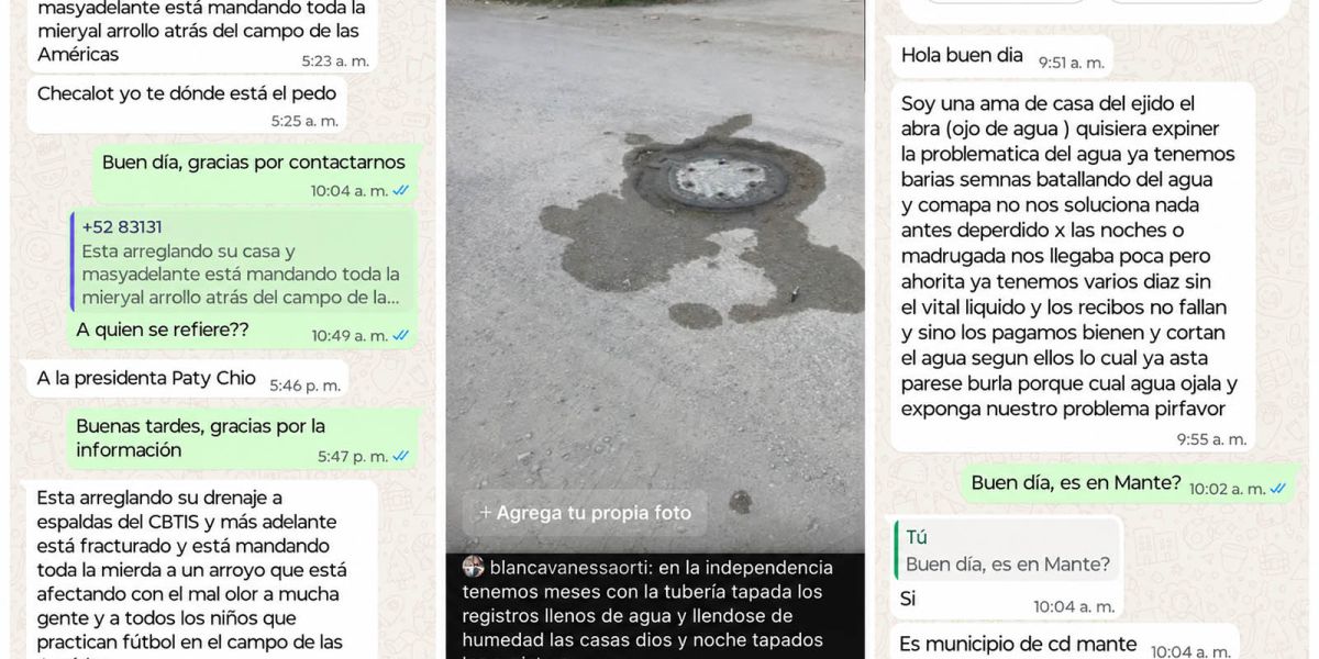 Señalan a Paty Chío por presunta contaminación con aguas negras