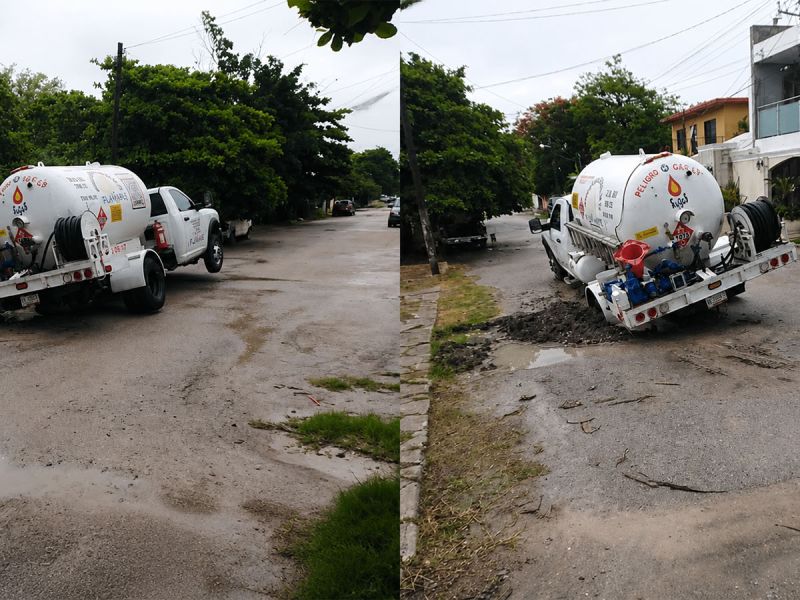 Colonos de la Cárdenas exigen atención urgente a socavones, drenaje y baches; piden priorizar servicios básicos