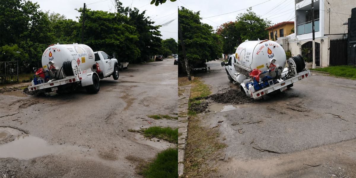 Colonos de la Cárdenas exigen atención urgente a socavones, drenaje y baches; piden priorizar servicios básicos