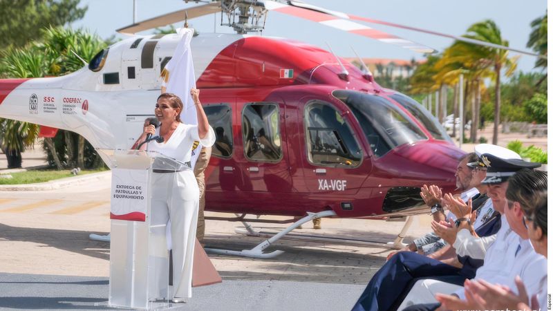 Señalan a gobierno de Quintana Roo en comprar helicóptero , tres veces mas caro de su valor