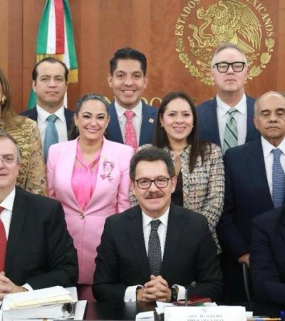 Canta Victoria Ebrard; ‘hay TMEC para 10 años’, dice
