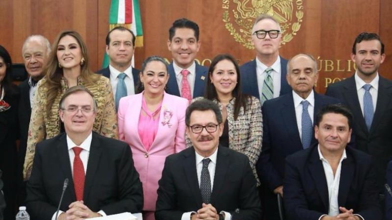 Canta Victoria Ebrard; ‘hay TMEC para 10 años’, dice