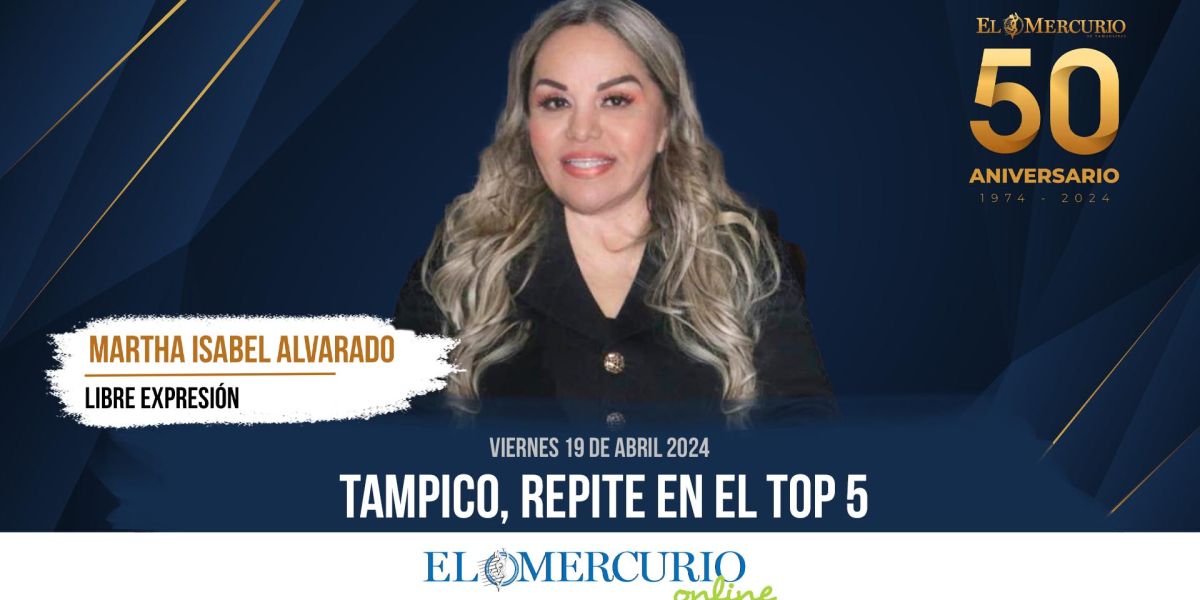 Tampico, repite en el top 5