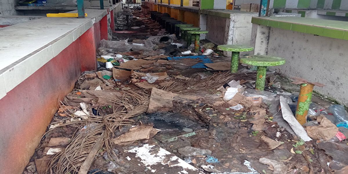 Lamentan estado actual de los ex mercados temporales de Tampico