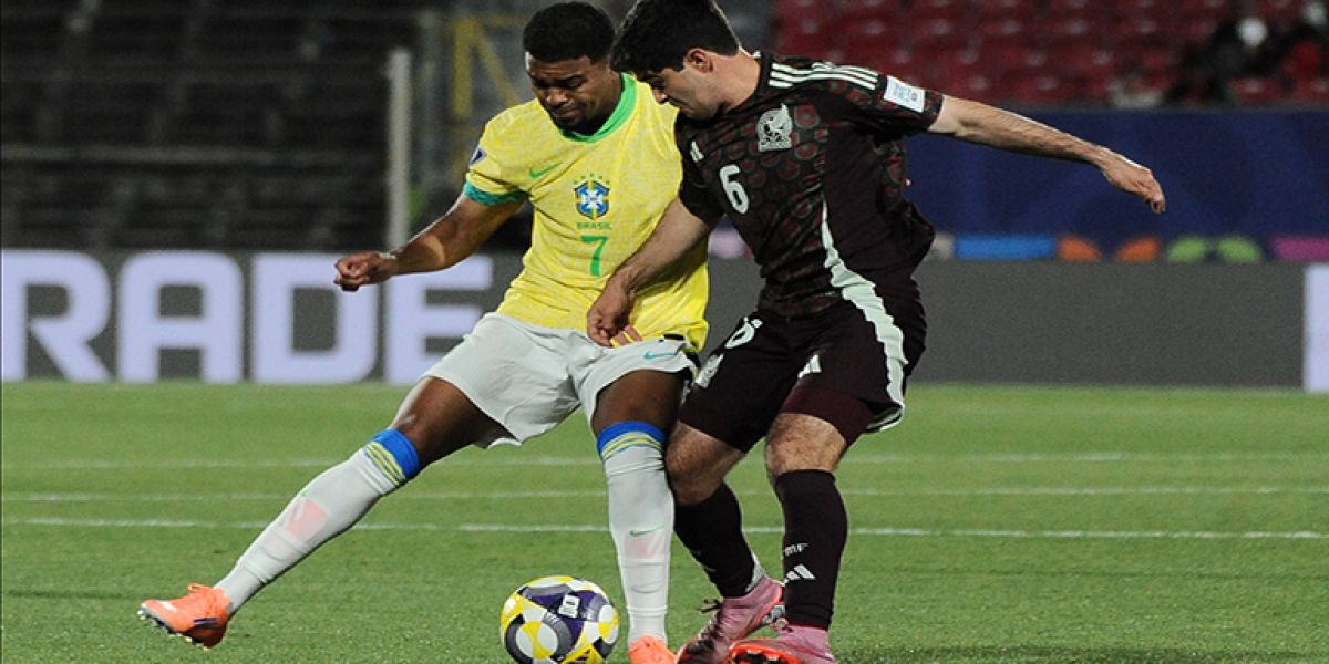 Empata México con Brasil en el mundial Sub 20 de futbol