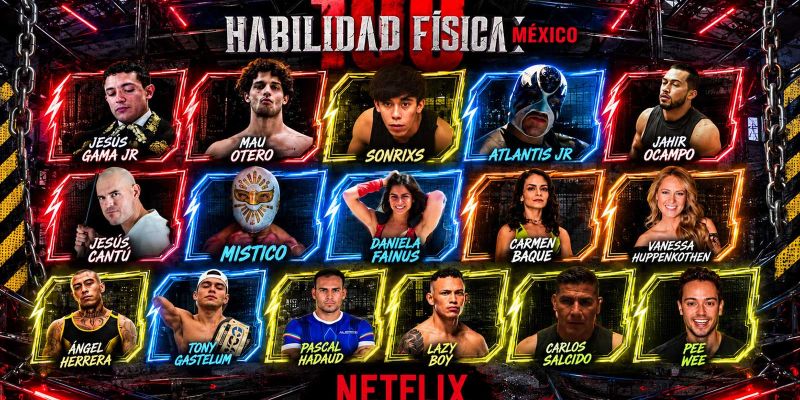 Los victorenses Anita Martínez y Raúl Flores participantes del nuevo reality ‘Habilidad física 100: México’ de Netflix