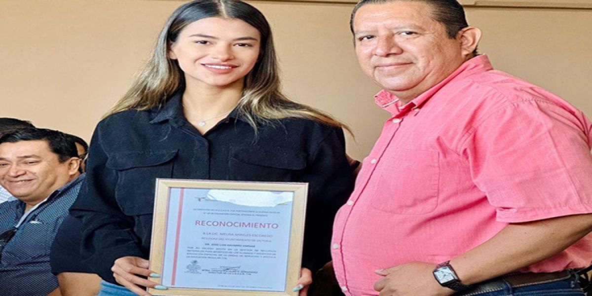 Unidad de Educación Especial reconoce a regidora Melissa Mireles por apoyo directo a escuelas públicas en Victoria