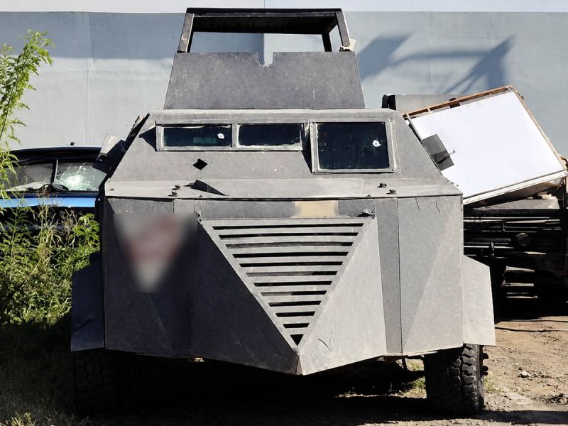 FGR destruye 25 “monstruos” asegurados al crimen organizado en Tamaulipas