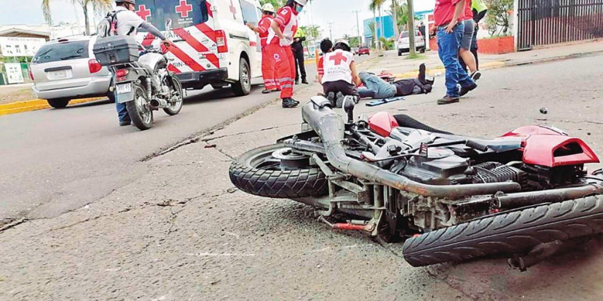 Accidentes en motocicleta aumentan un 60%; Cruz Roja priorizará su prevención